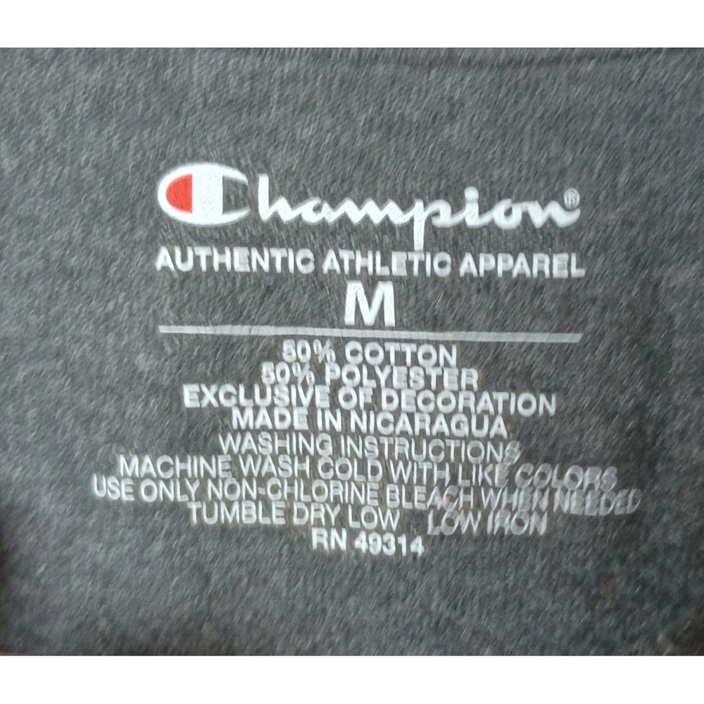 Champion Texas A&M Aggies T-Shirt Pocket‎ Tee Heather Gray Size Medium K - Picture 4 of 8